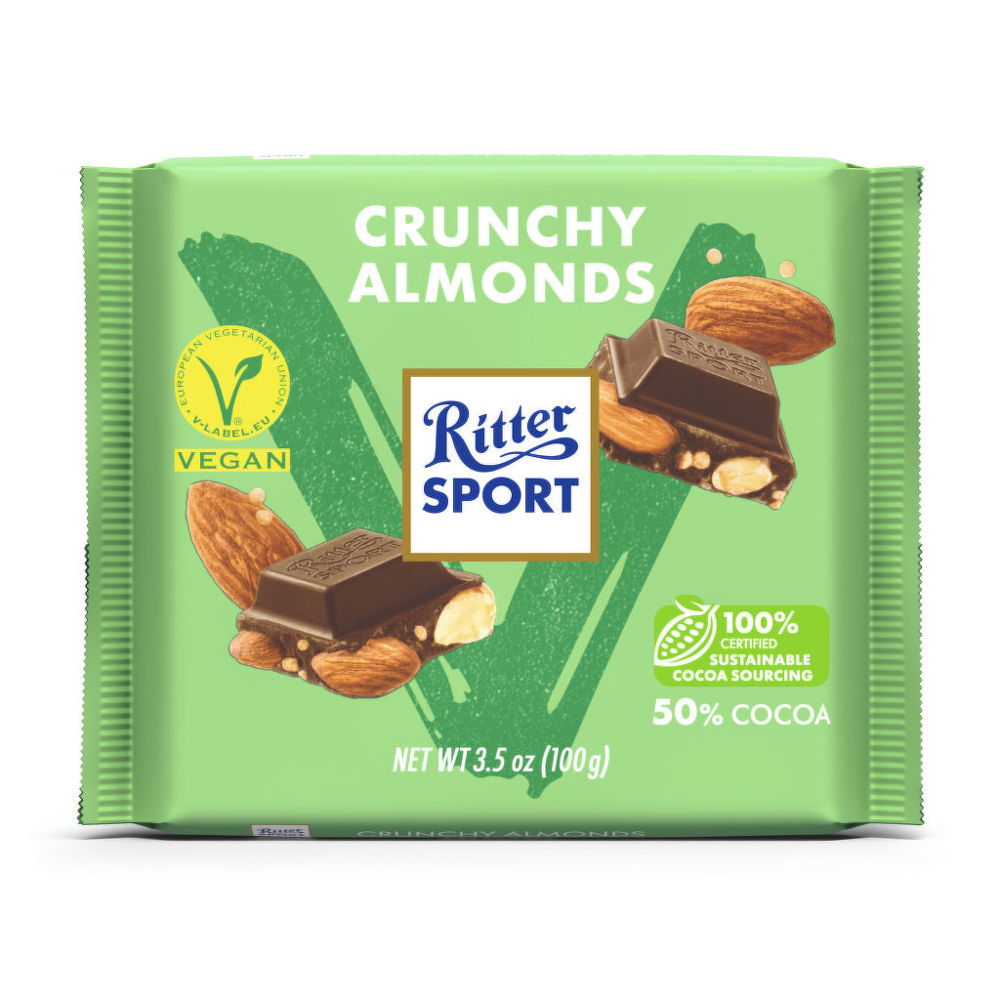 Čokoláda vegan s mandlemi 100 g   RITTER SPORT Ritter Sport