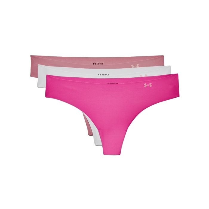 Dámske tangá PS Thong 3Pack Pink L - Under Armour Under Armour