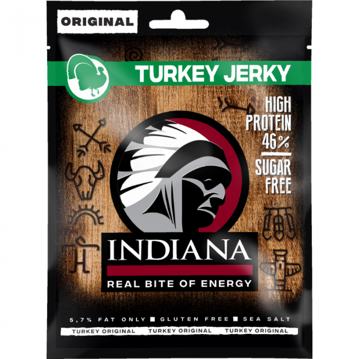 Sušené krůtí maso Turkey 15 x 25 g - Jerky Jerky
