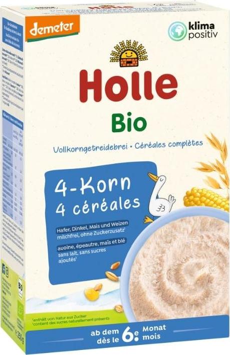 Holle BIO 4 zrnná celozrnná kaše 250g