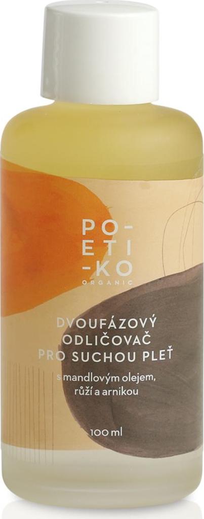 POETIKO Dvoufázový odličovač pro suchou pleť s mandlovým olejem