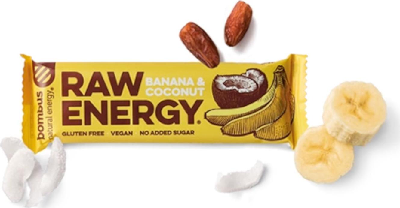 Bombus Raw energy Banana&coconut 50 g