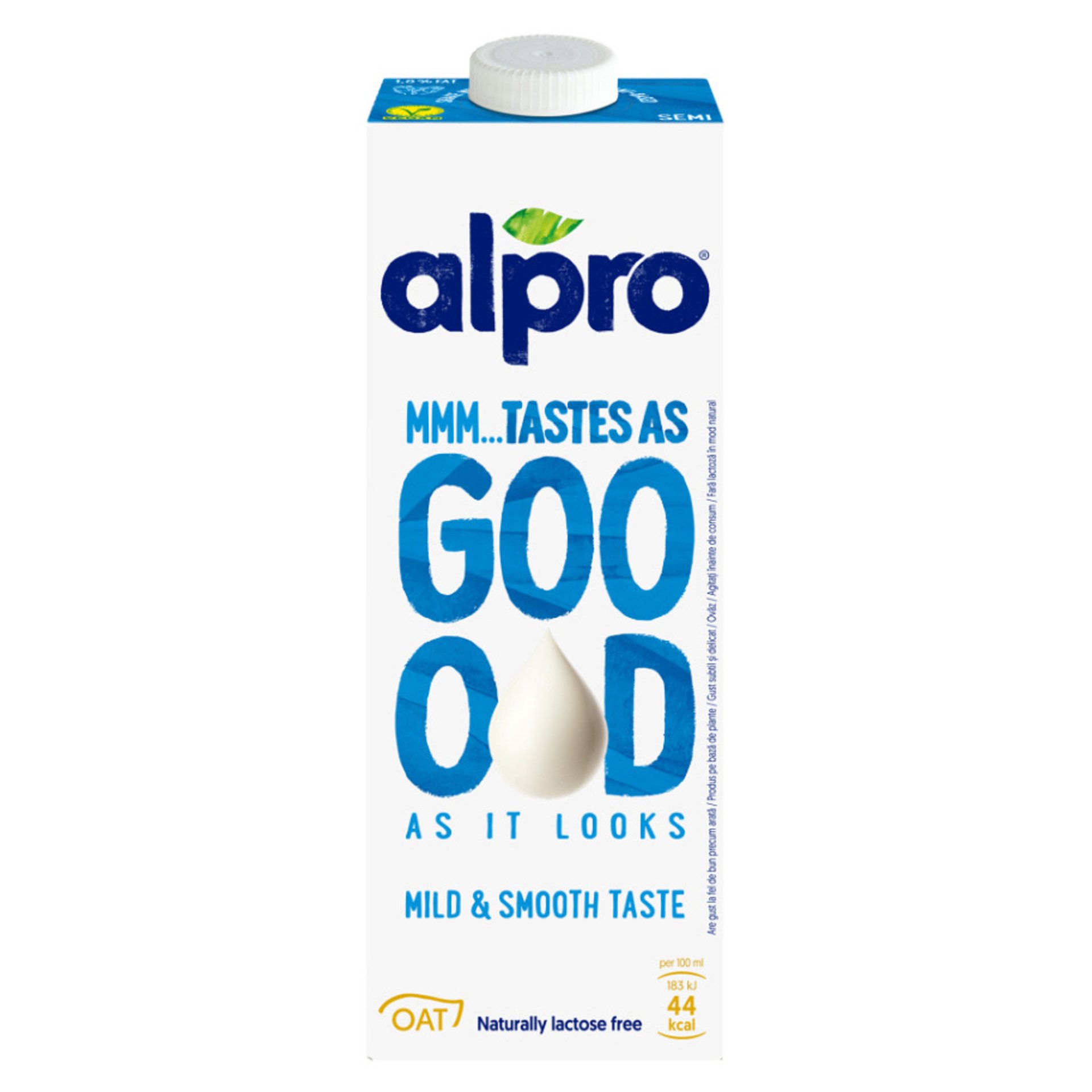 Alpro Ovesný nápoj Tastes as Good mild and smooth 1