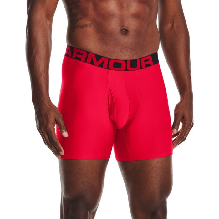 Boxers Tech 6in 2 Pack Red S - Under Armour Under Armour