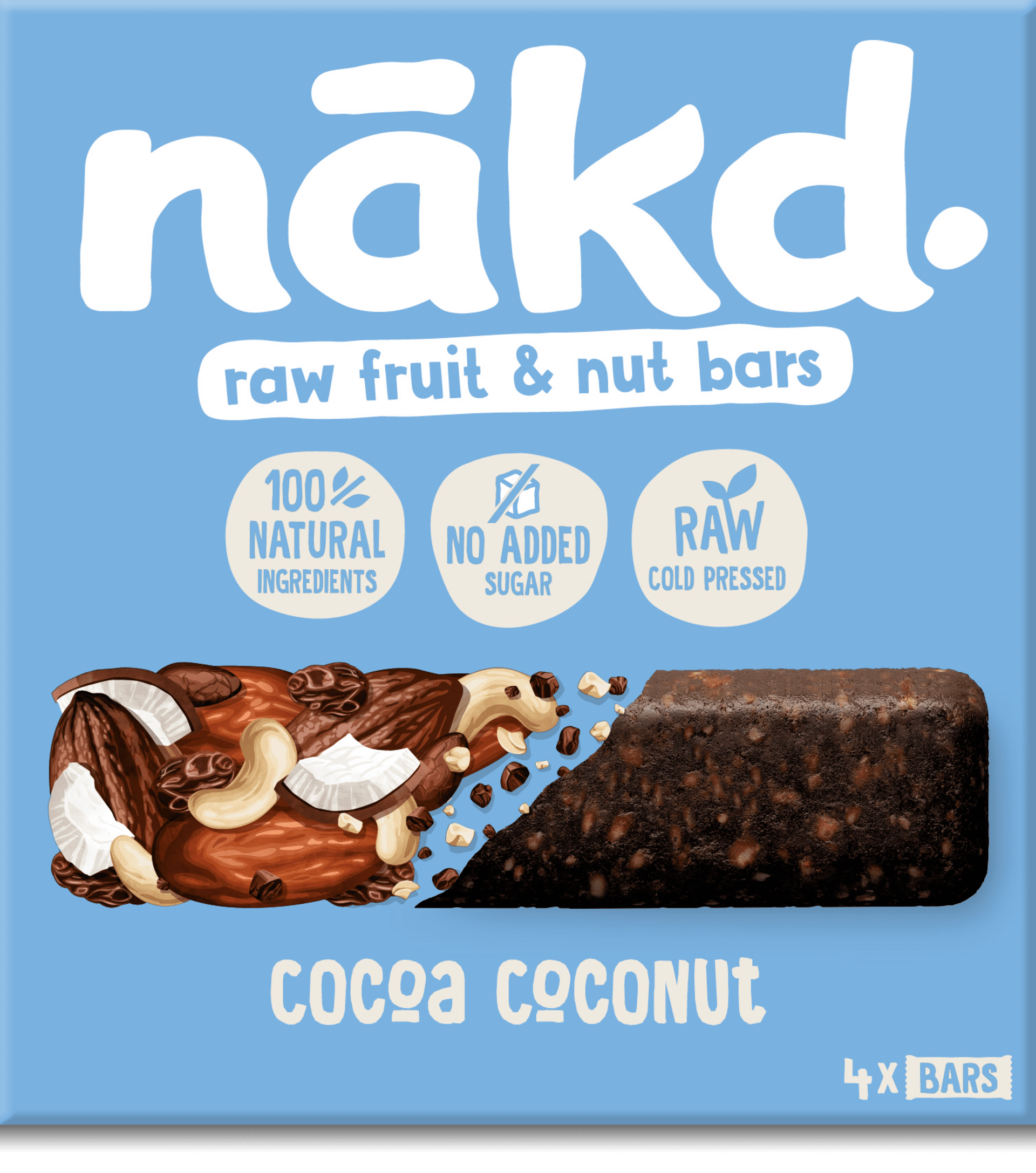 Nakd Cocoa Coconut 4 x 35 g  expirace