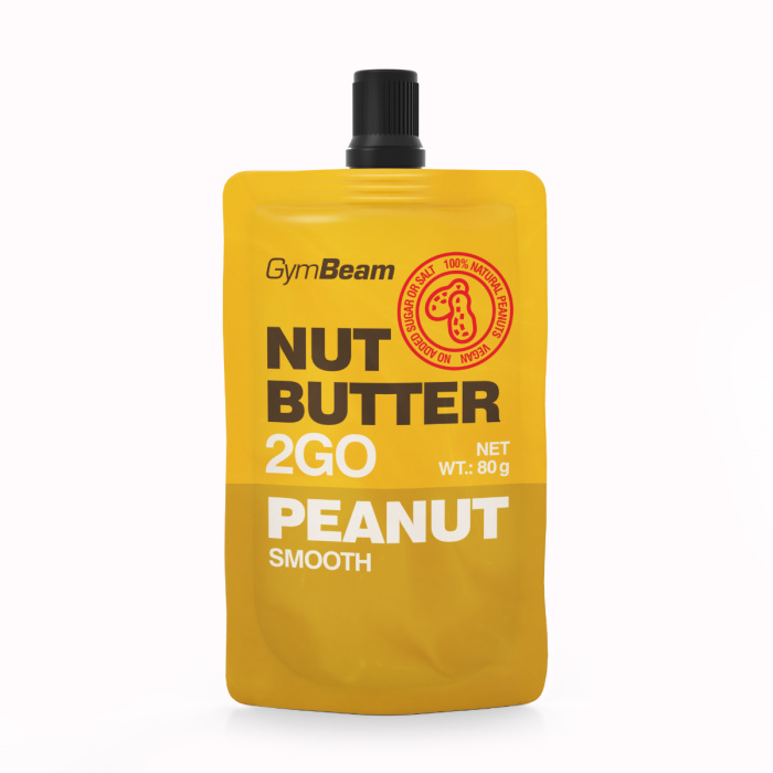 Nut Butter 2GO - peanut butter 80 g - GymBeam GymBeam