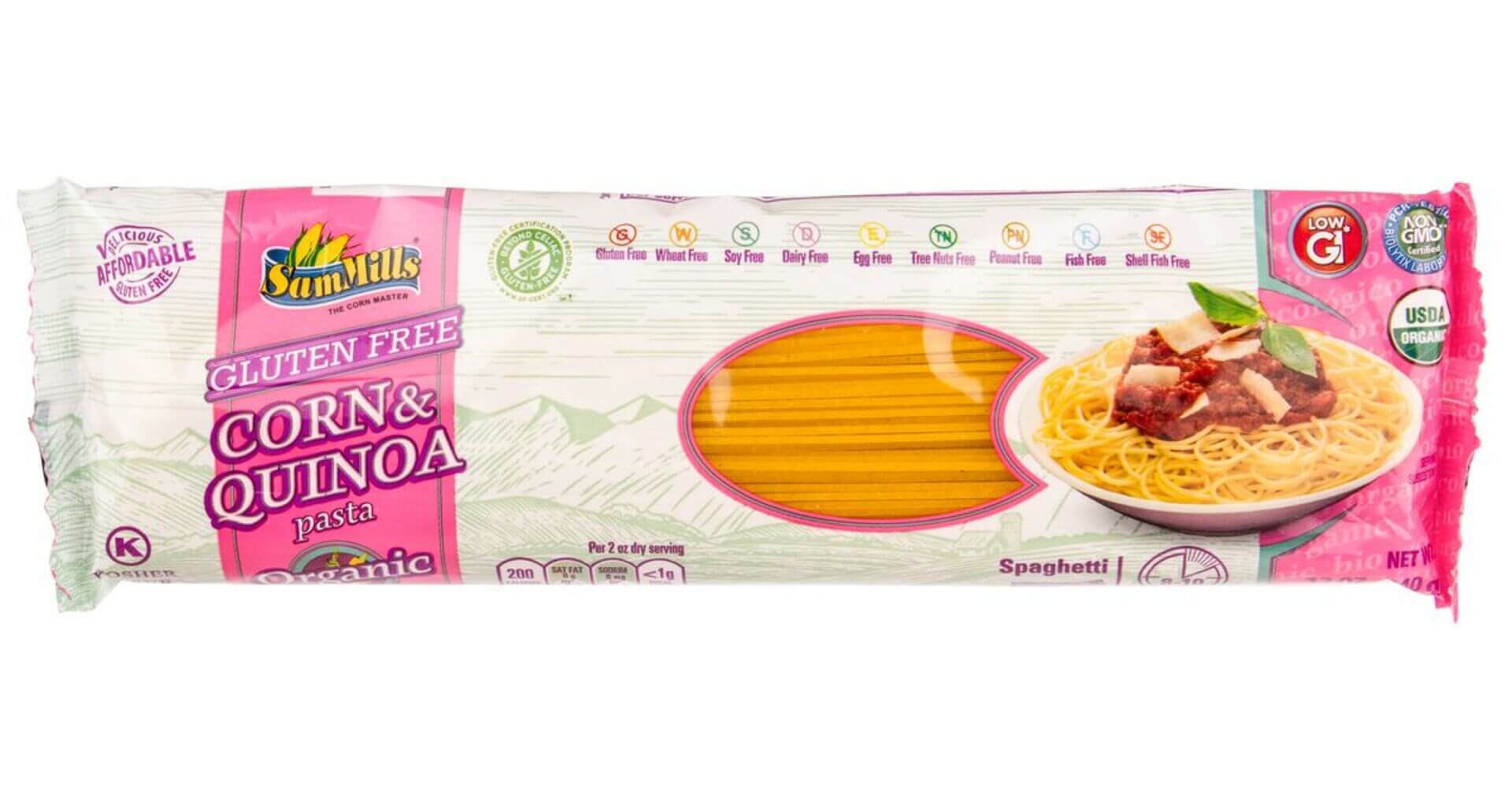 Sam mills Špagety s quinoou bezlepk. kukuř. 500g expirace