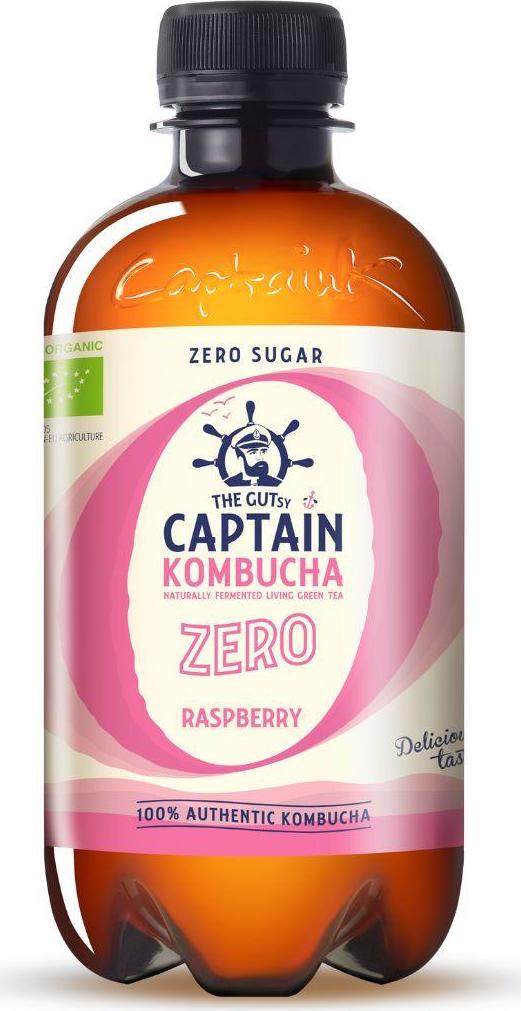 Captain Kombucha ZERO Malina 400 ml