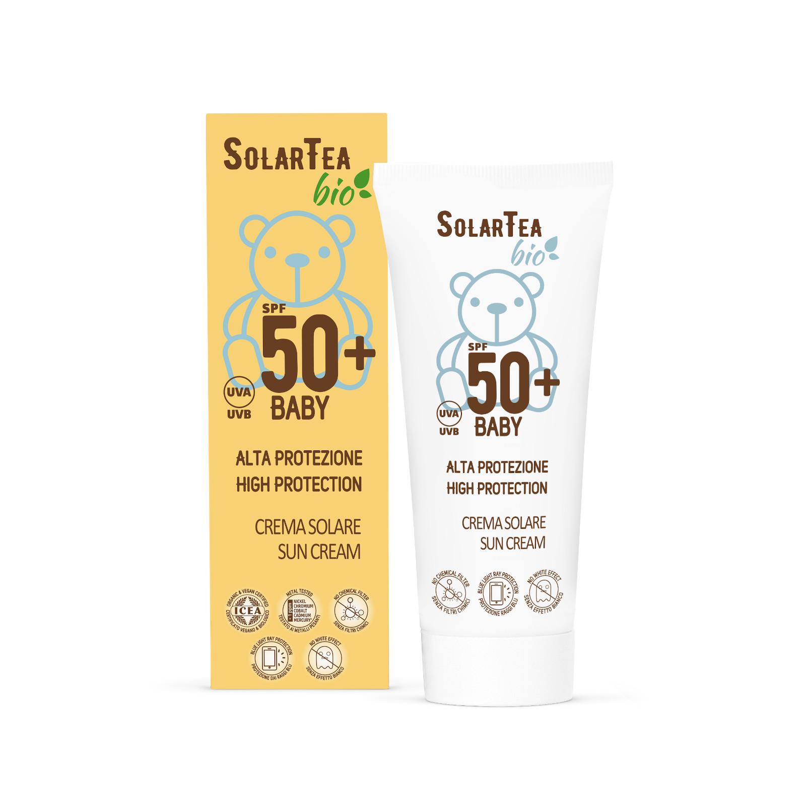 SolarTea Opalovací krém pro děti SPF 50+ 100 ml