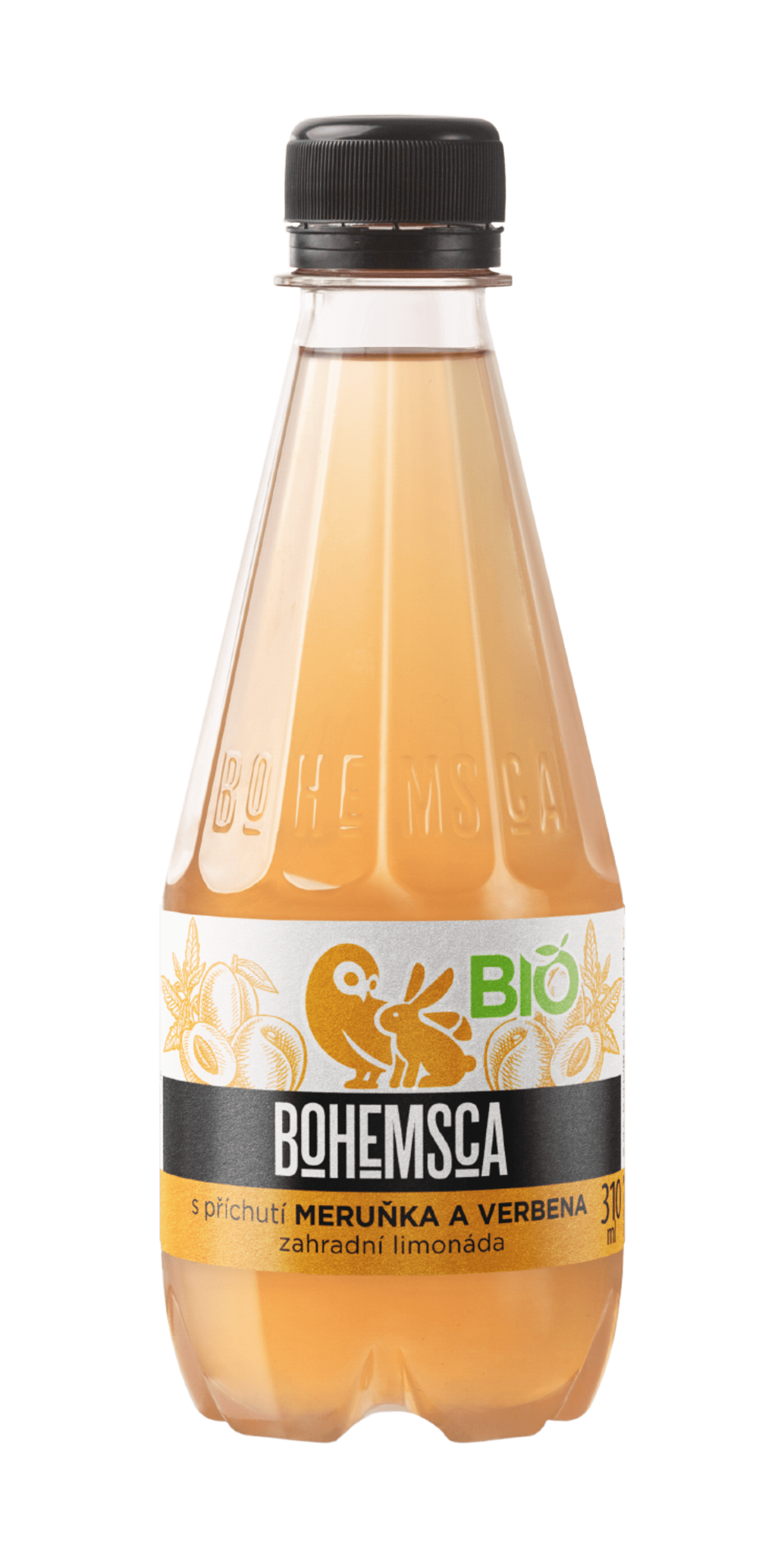 Bohemsca Zahradní limonáda - Meruňka a Verbena BIO pet 310 ml expirace