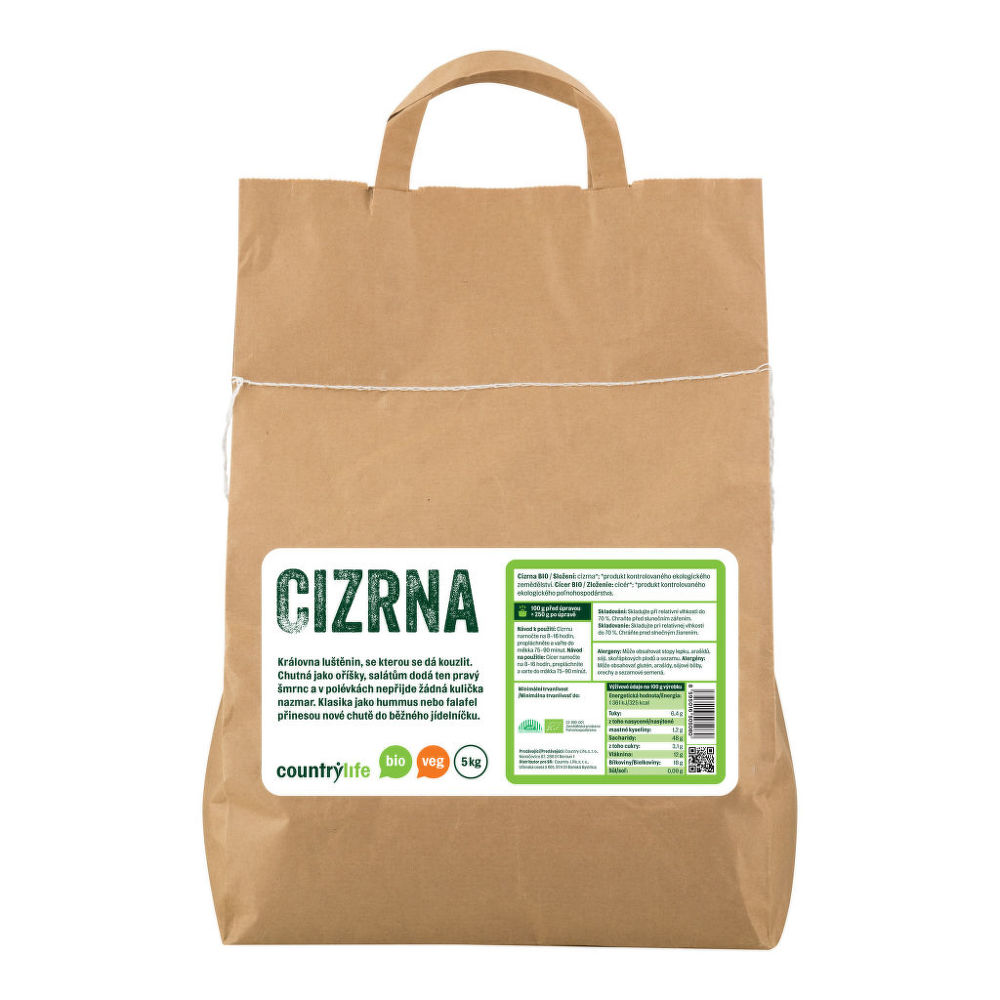 Cizrna 5 kg BIO   COUNTRY LIFE Country Life