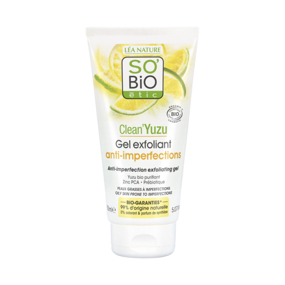 Gel pleťový exfoliační Clean Yuzu 150 ml BIO   SO’BiO étic So’Bio étic