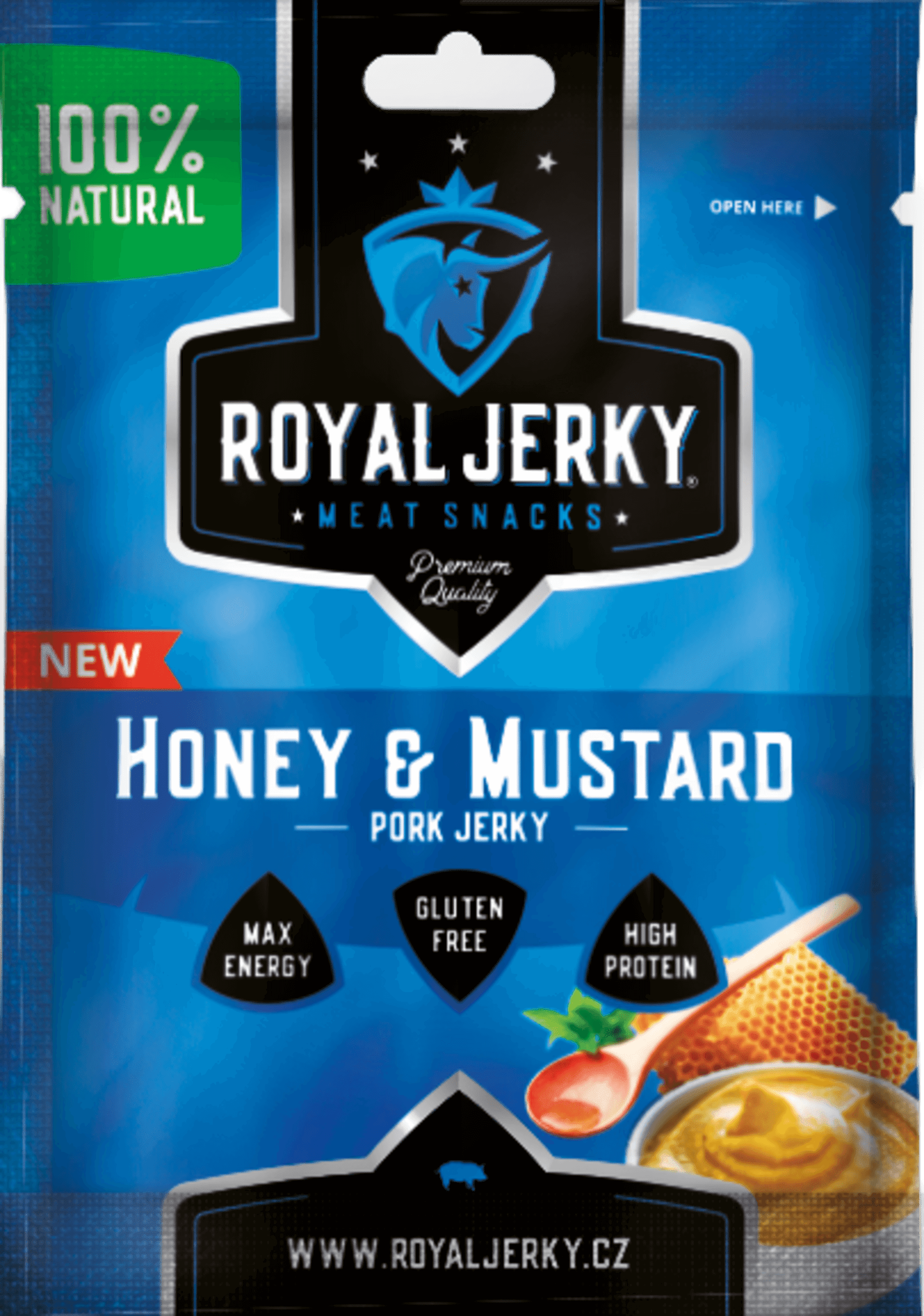 Royal Jerky Vepřové Honey a Mustard 22 g  expirace