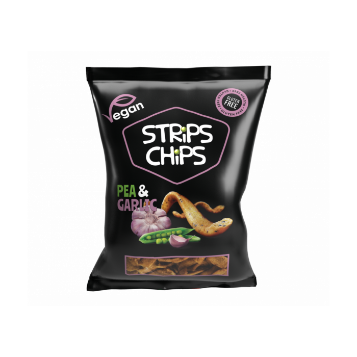 STRiPS CHiPS hrachové 20 x 80 g pea & poppy seed - STRiPS CHiPS STRiPS CHiPS