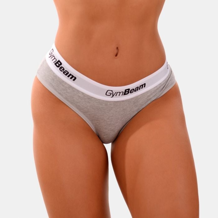 Kalhotky Briefs 3Pack Grey XL - GymBeam GymBeam