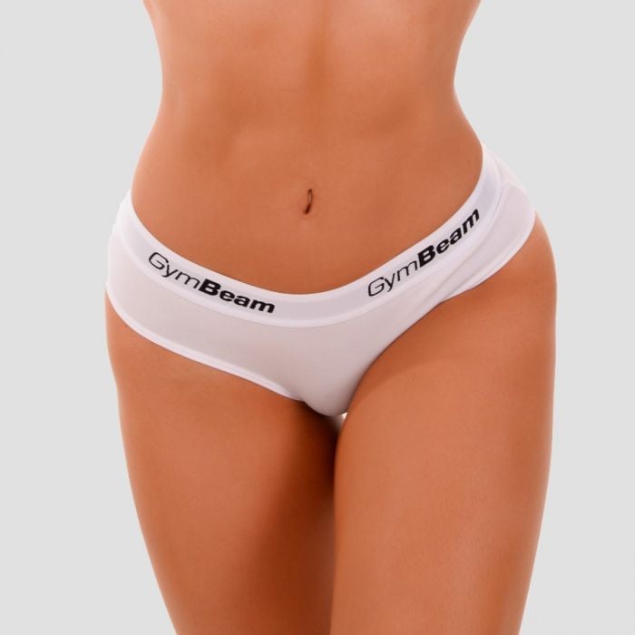 Kalhotky Briefs 3Pack White XL - GymBeam GymBeam