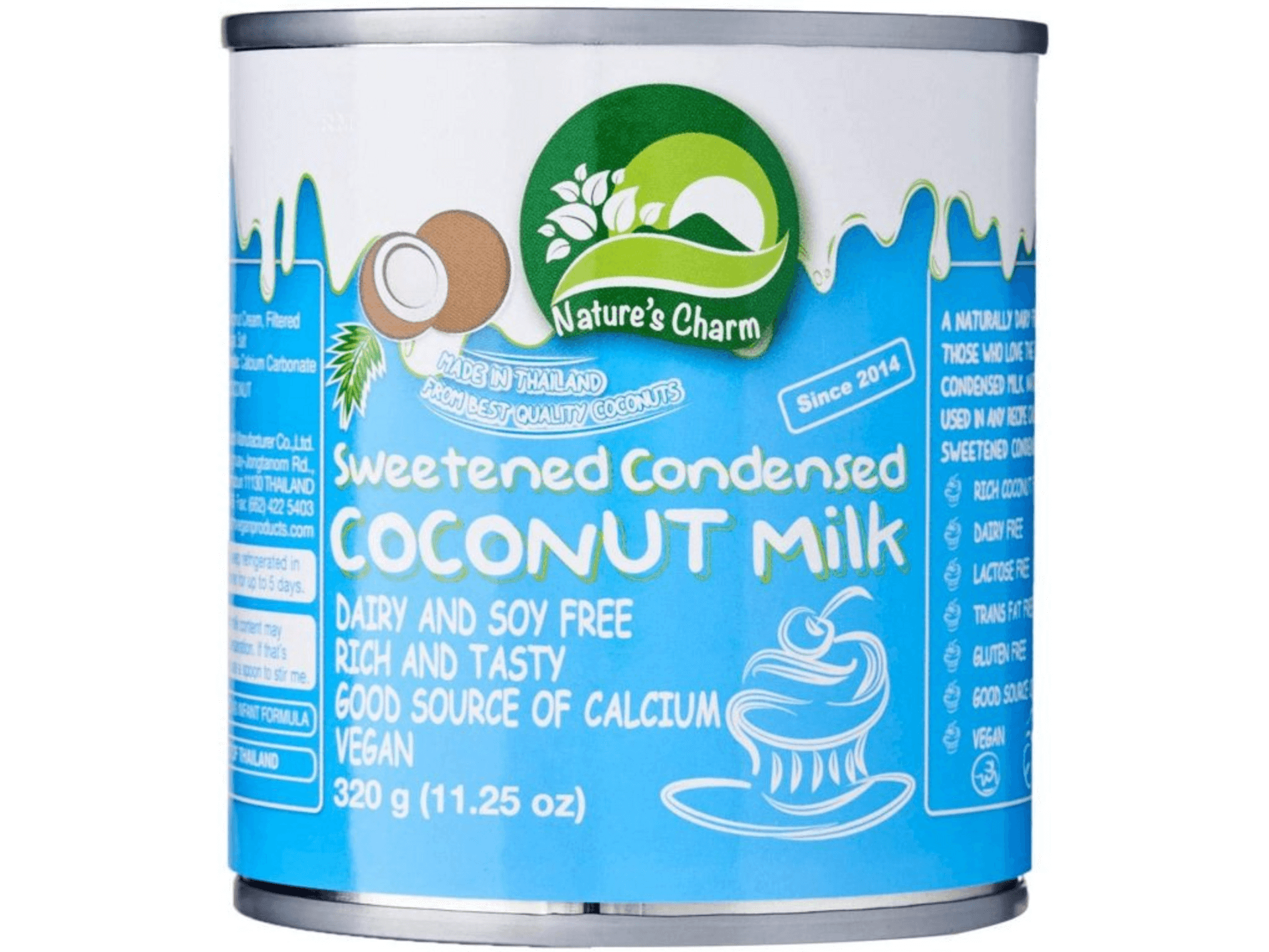 Nature's Charm Slazené kokosové kondenzované mléko 320g expirace