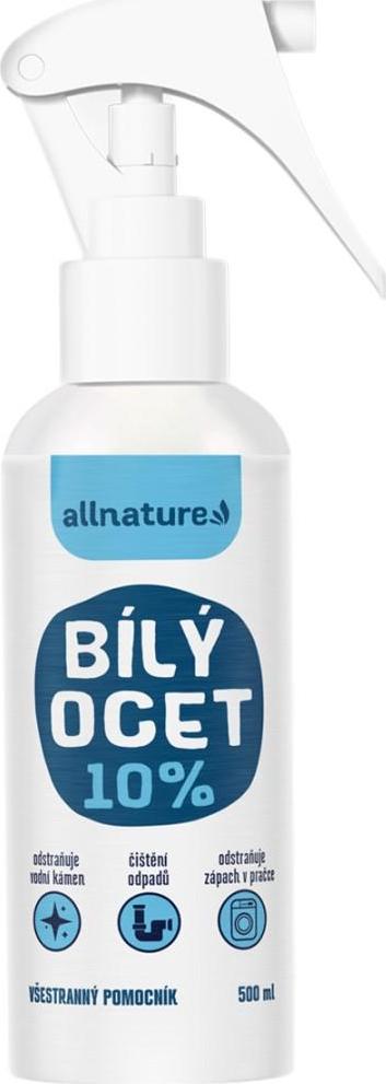 Allnature Bílý ocet sprej 10% 500 ml