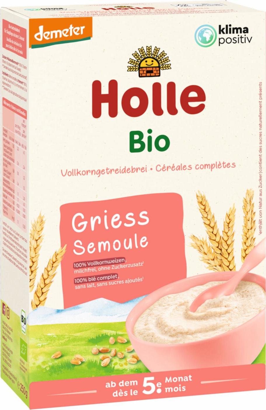 Holle Bio Krupičná kaše 250 g