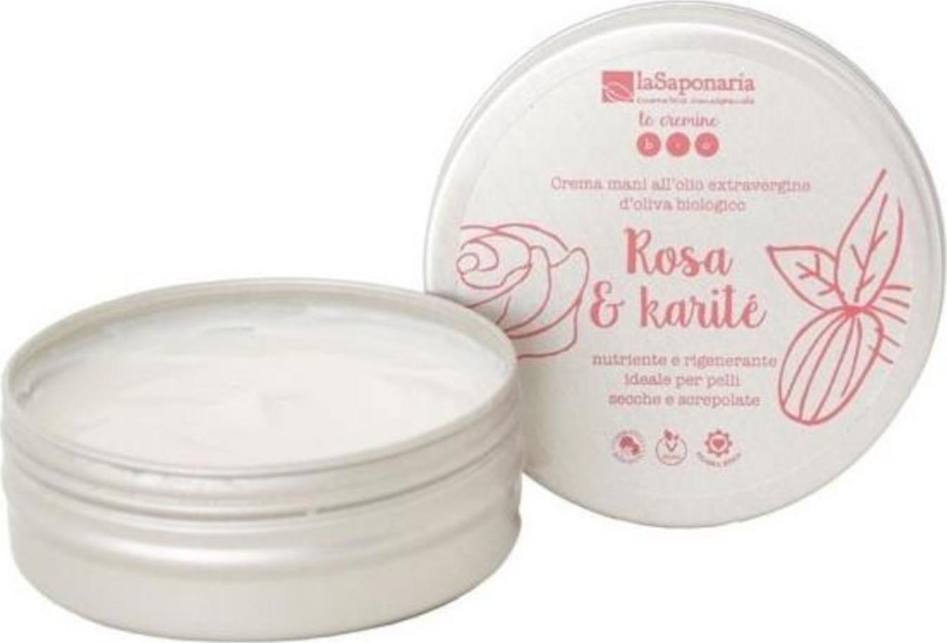 laSaponaria Krém na ruce s damašskou růží BIO 60 ml