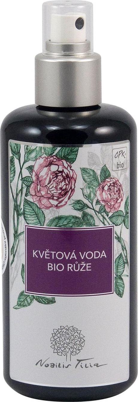 Nobilis Tilia Květová voda růžová bio 200 ml sklo