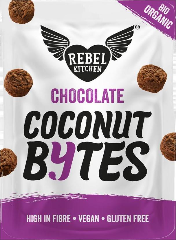 Rebel Kitchen Čokoládové kokosové kousky BIO 26 g