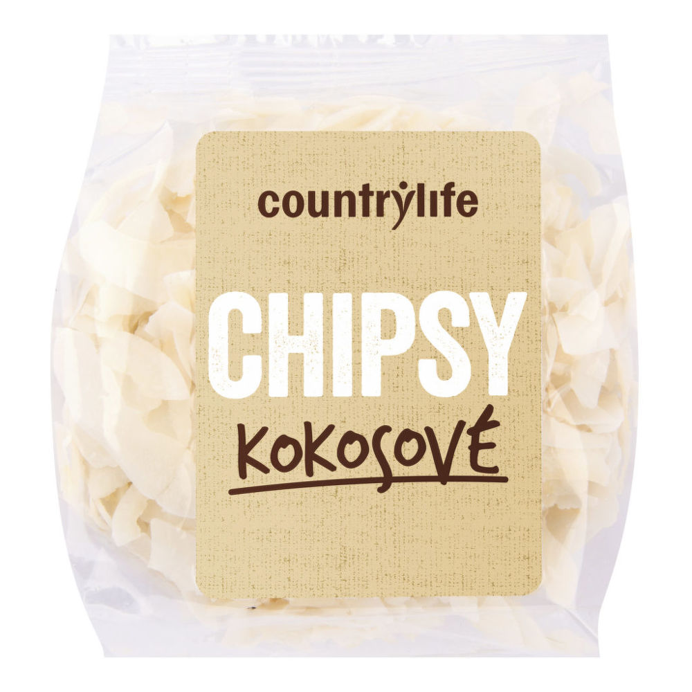 Chipsy kokosové 150 g   COUNTRY LIFE Country Life