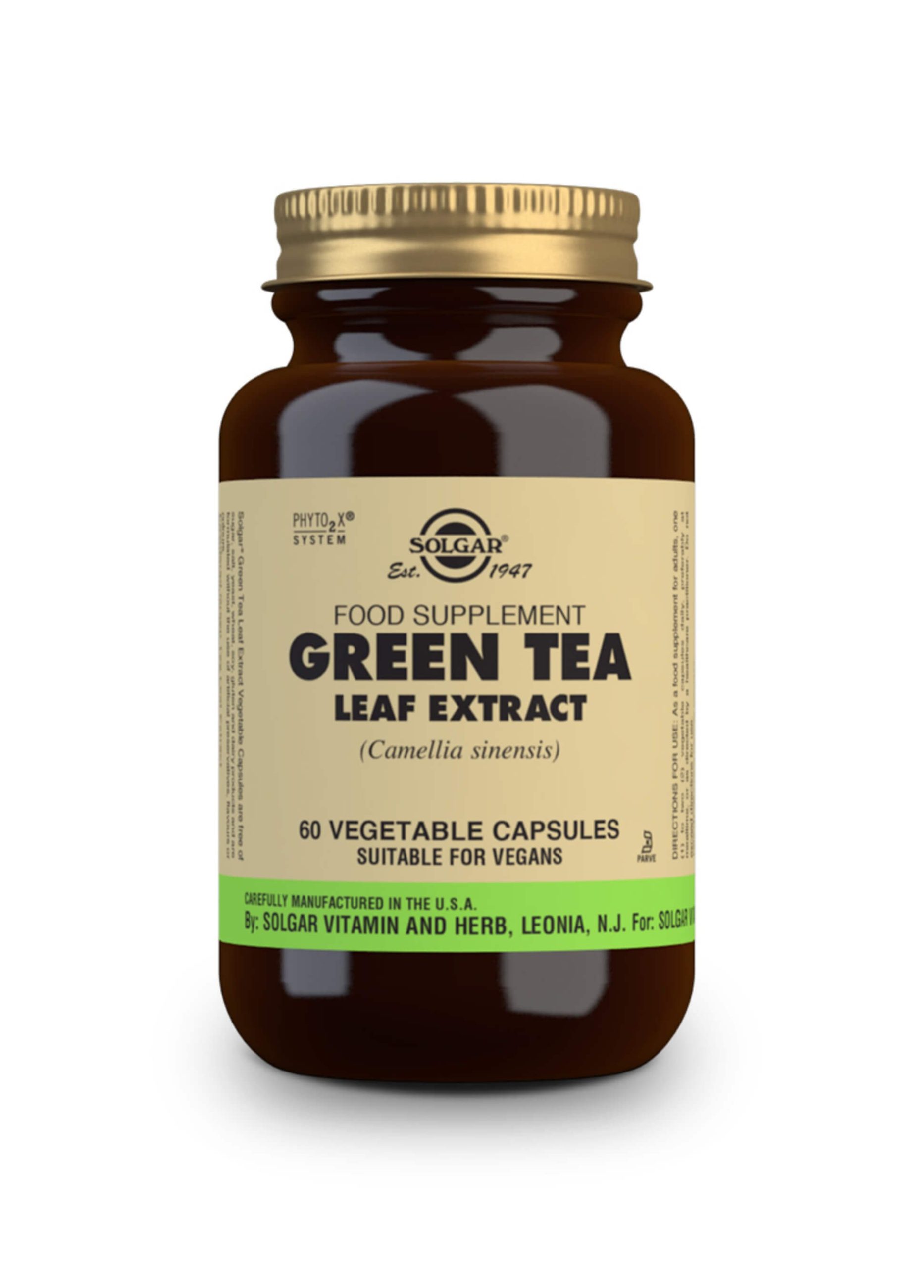 Solgar Green tea – Zelený čaj 60 tbl expirace