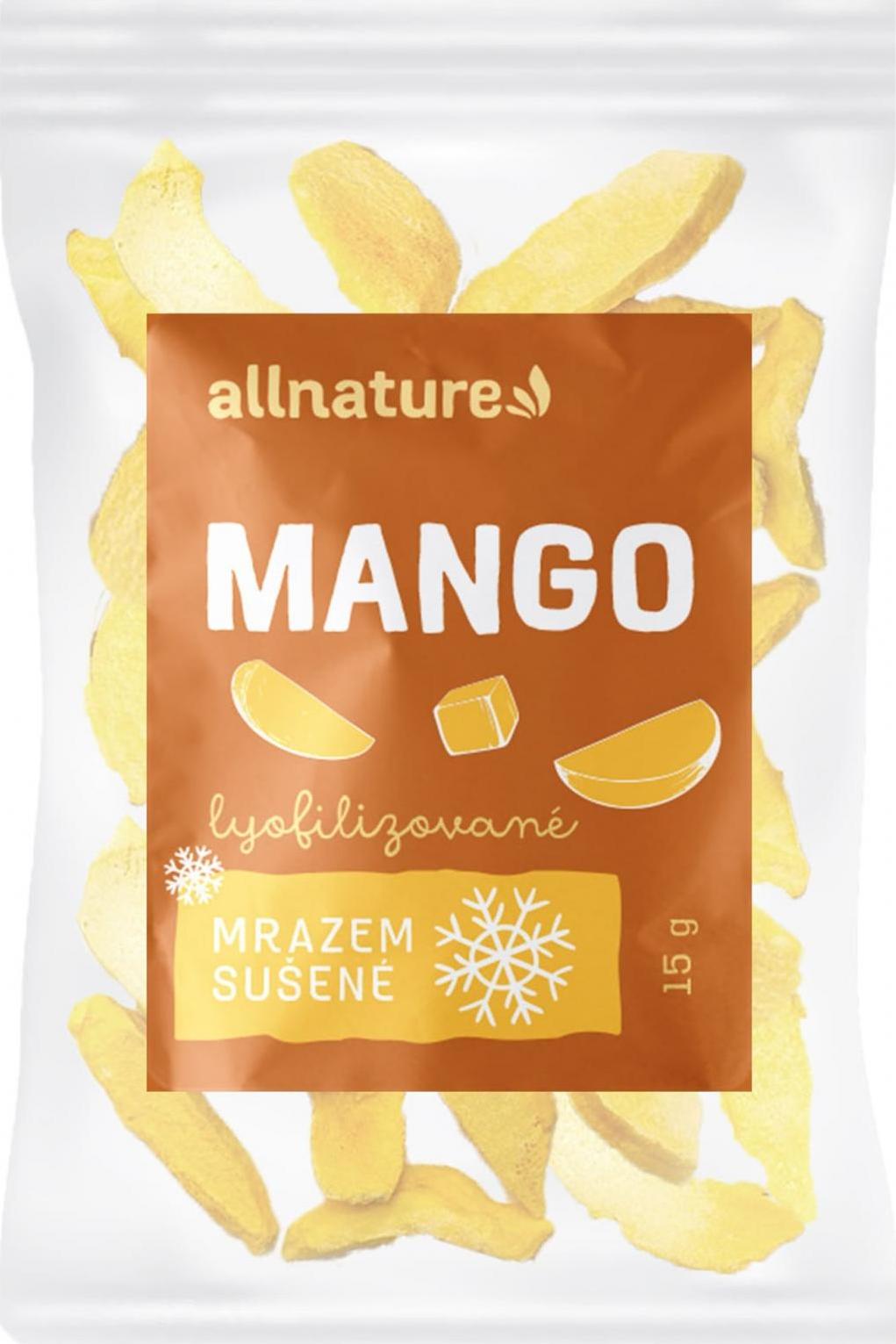 Allnature Mango sušené mrazem 15 g