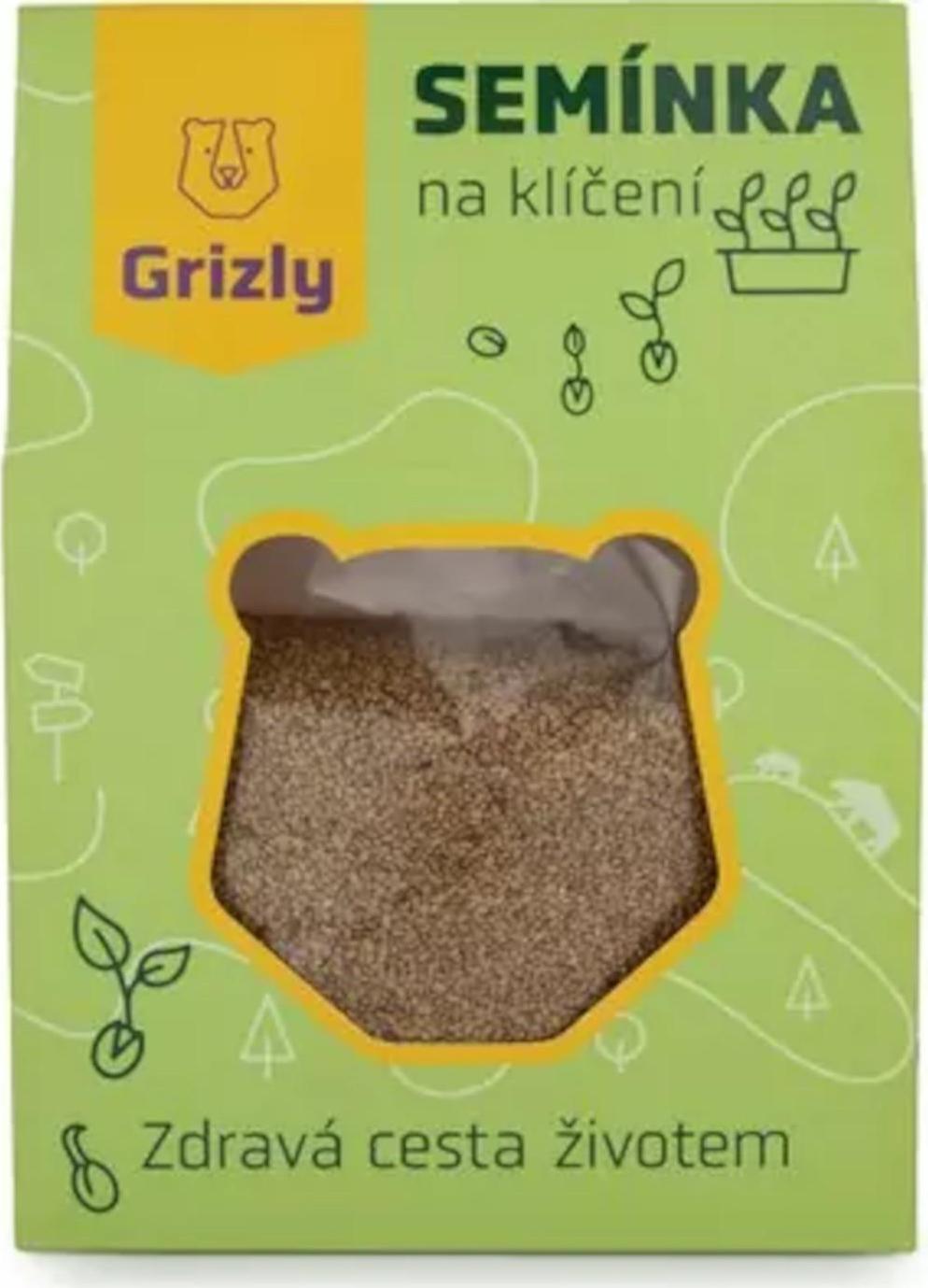 GRIZLY Alfalfa semínko na klíčení 250 g