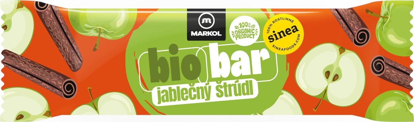 Markol Tyčinka jablečný štrůdl BIO 40 g