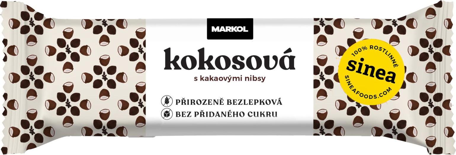 Markol Tyčinka kokosová s kakaovými nibsy 46 g