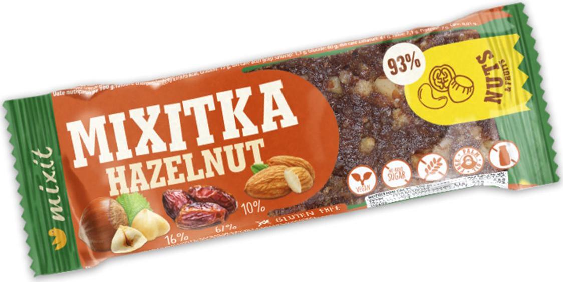 Mixit Mixitka BEZ LEPKU - Lískový oříšek 46 g