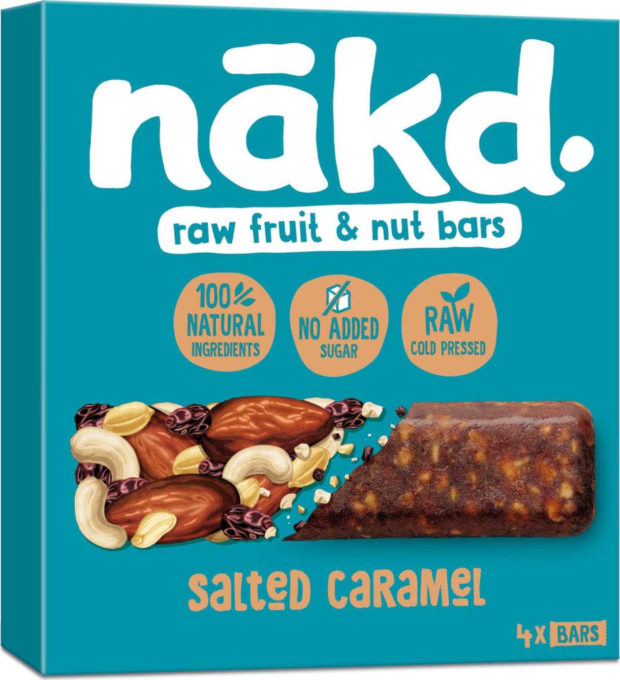 NAKD Salted Caramel 4*35 g