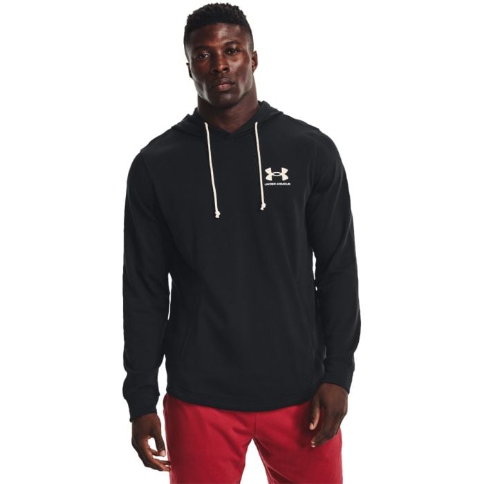 Men´s Hoodie Rival Terry LC HD Black L - Under Armour Under Armour