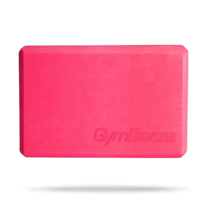 Pěnová kostka na jógu Pink - GymBeam GymBeam