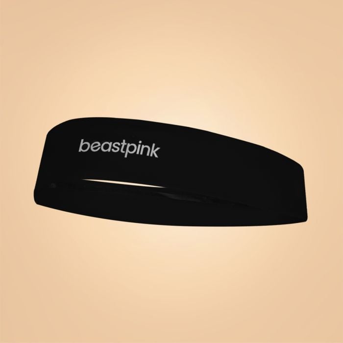 Sportovní čelenka Black - BeastPink BeastPink