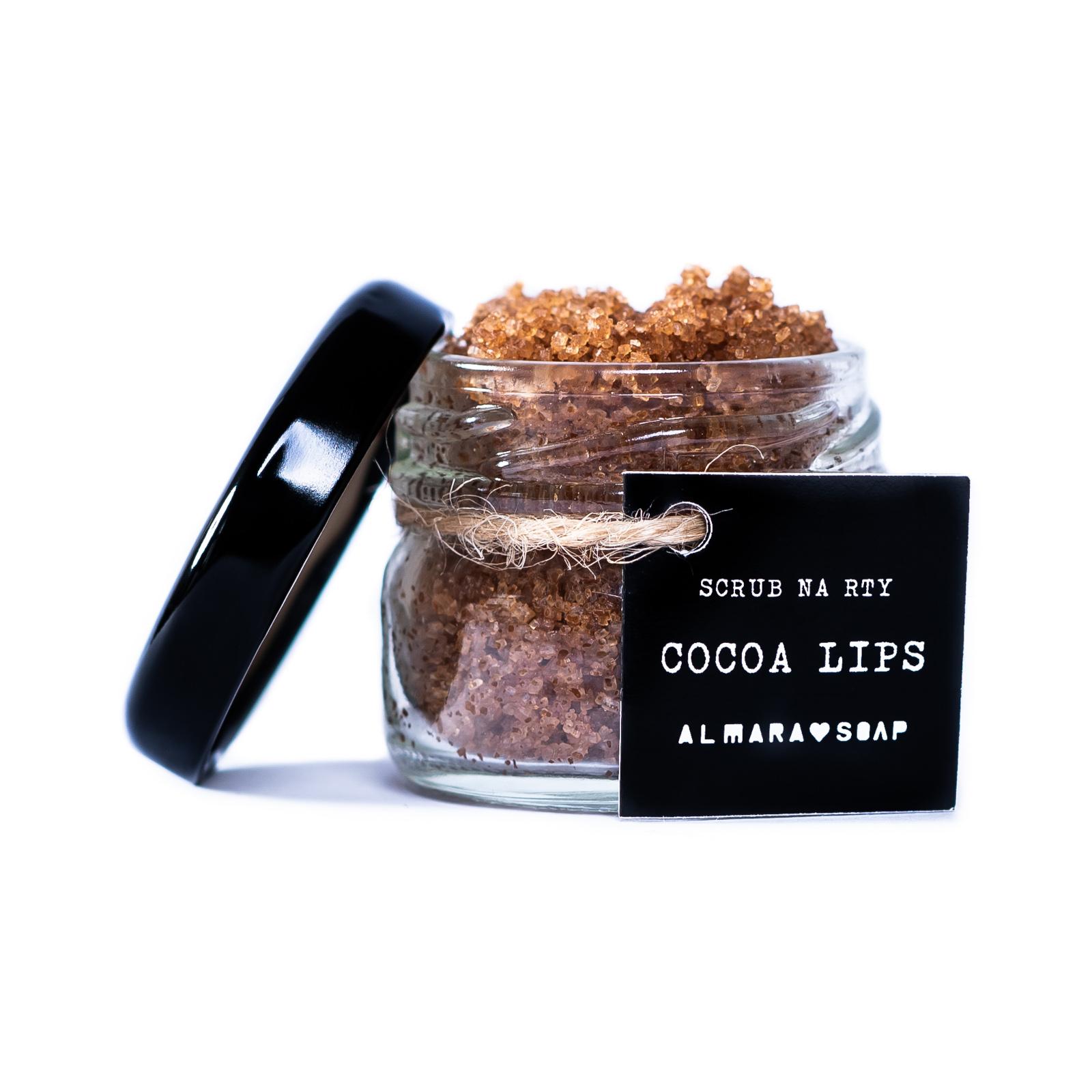 Almara Soap Lip Scrub Choco 25 g