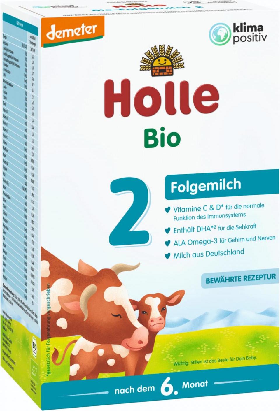 Holle Bio dětská mléčná výživa 2 pokračovací 600 g