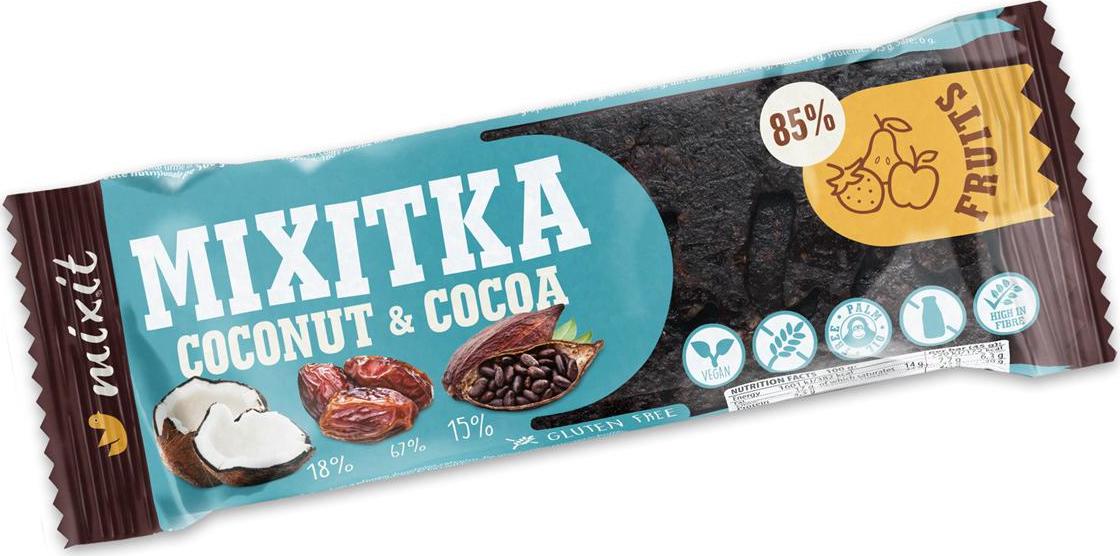 Mixit Mixitka BEZ LEPKU - Kokos + Kakao 45 g