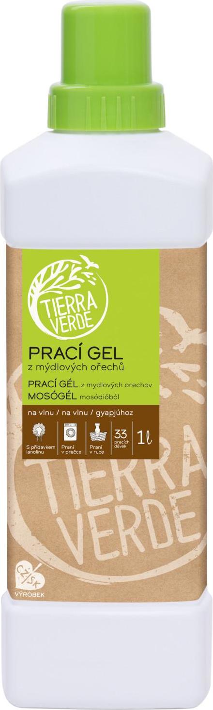 Tierra Verde Prací gel z mýdlových ořechů na vlnu 1 l