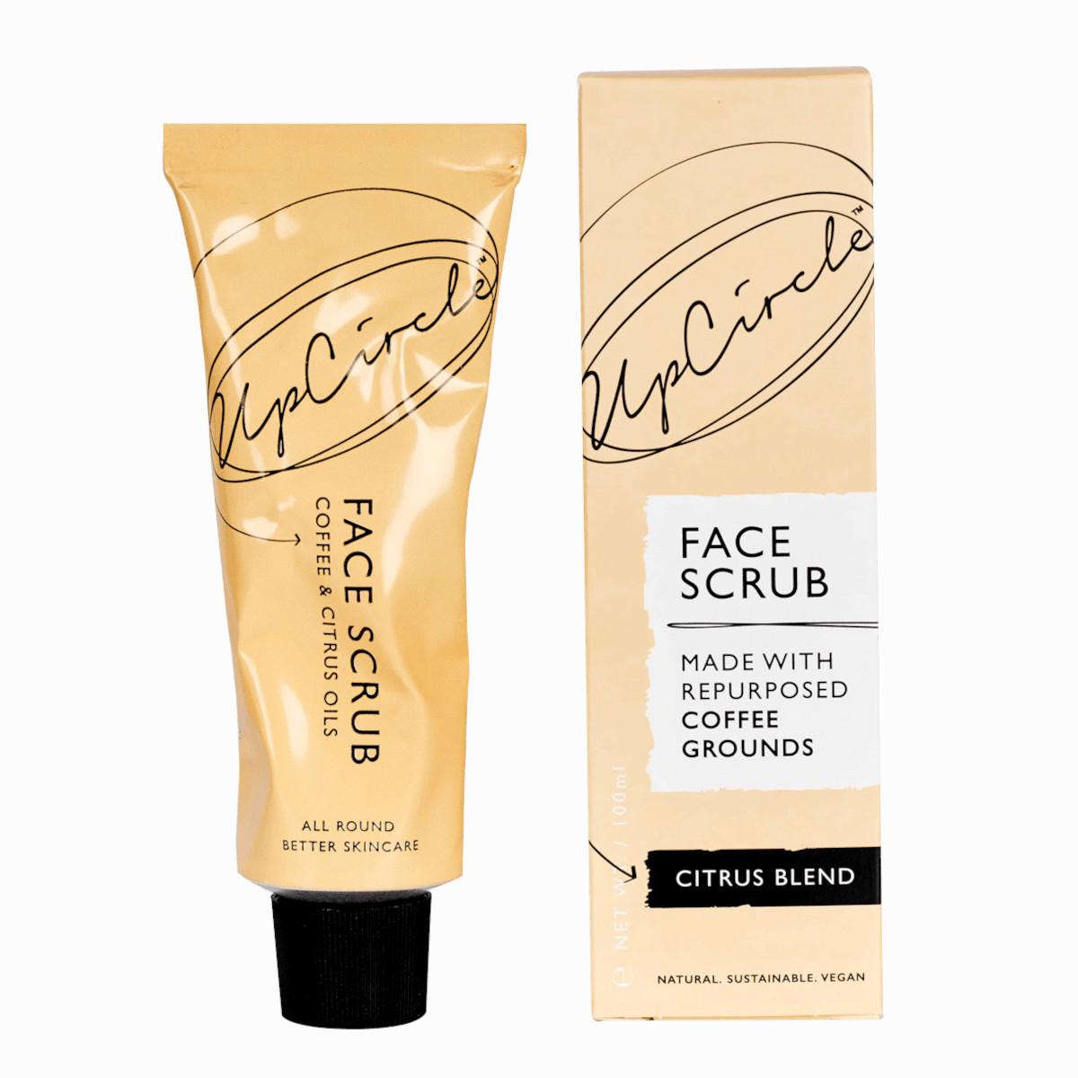 UpCircle Beauty Kávový peeling na obličej Citrus Blend 100 ml