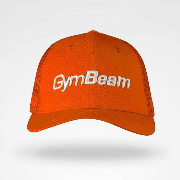 Kšiltovka Mesh Panel Cap Orange - GymBeam GymBeam