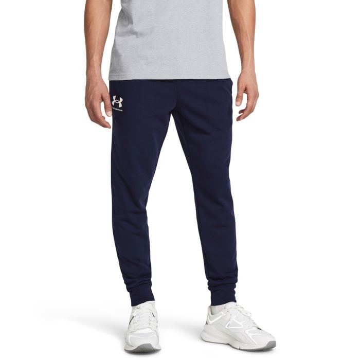Men‘s joggers Rival Terry Jogger Blue M - Under Armour Under Armour