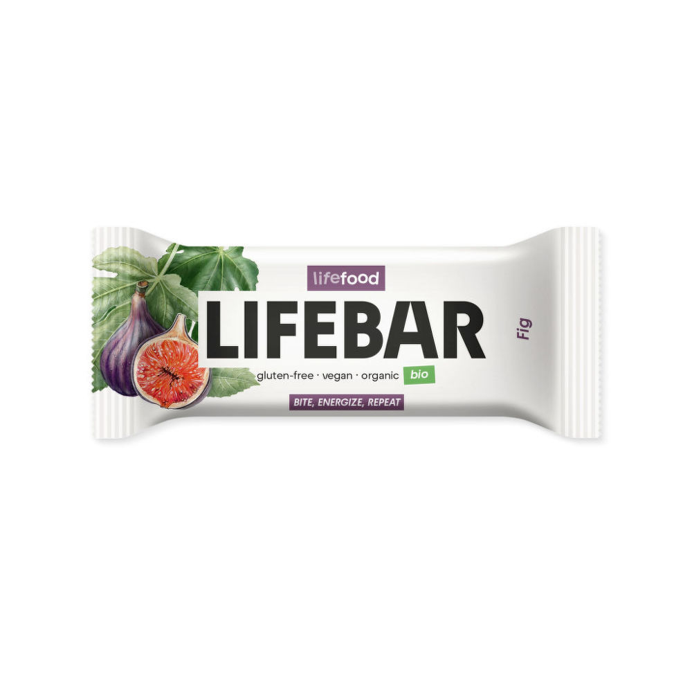 Tyčinka Lifebar fíková RAW 40 g BIO   LIFEFOOD Lifefood
