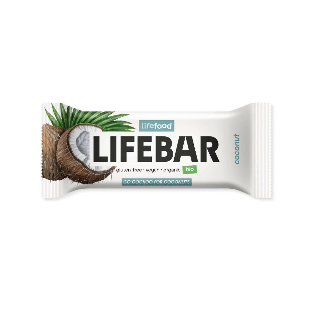 Tyčinka Lifebar kokosová 40 g BIO   LIFEFOOD Lifefood