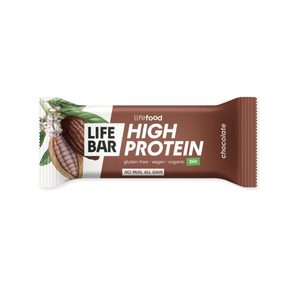 Tyčinka Lifebar proteinová s kakaem 40 g BIO   LIFEFOOD Lifefood
