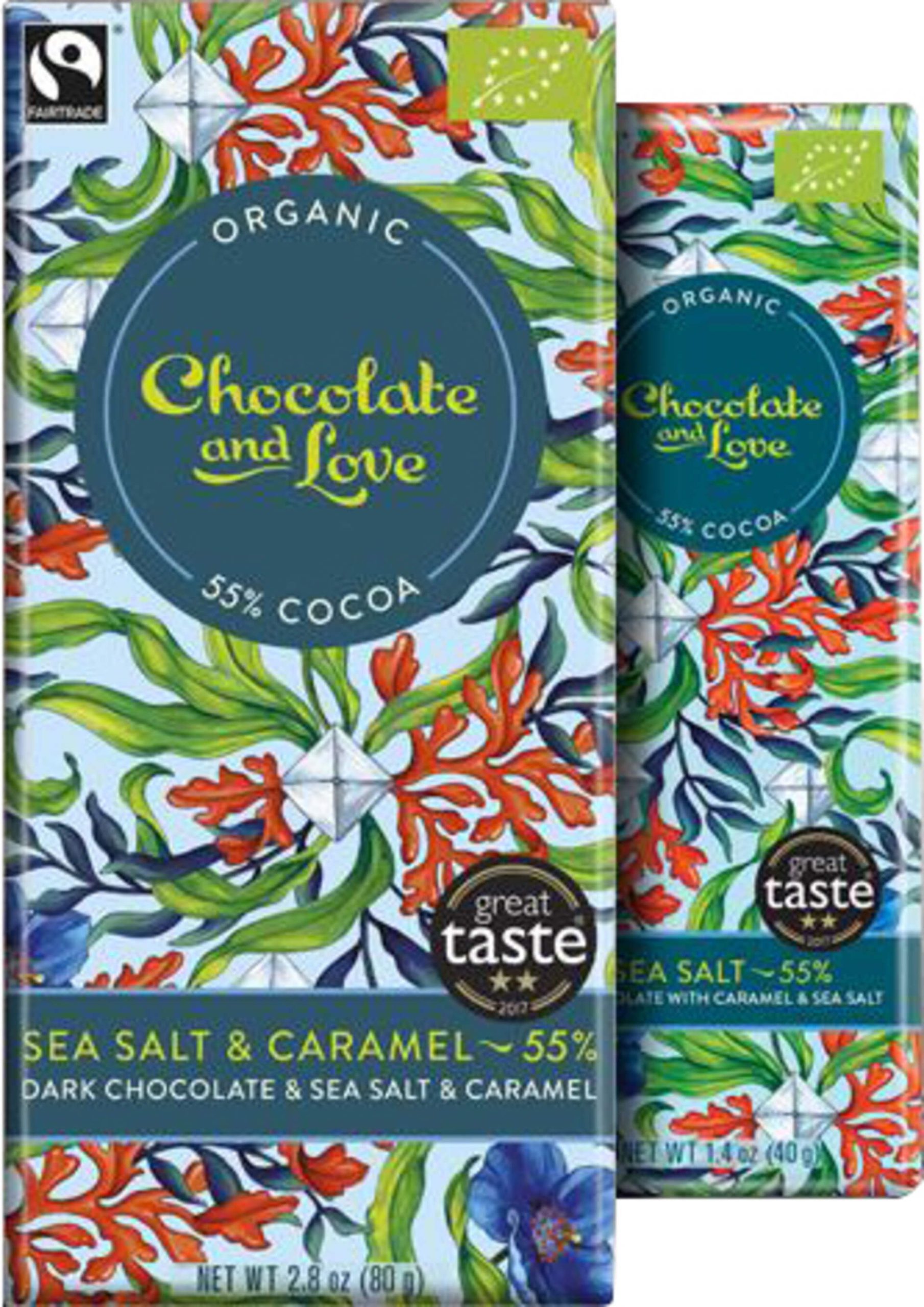 Chocolate and Love Sea Salt & caramel 80 g expirace