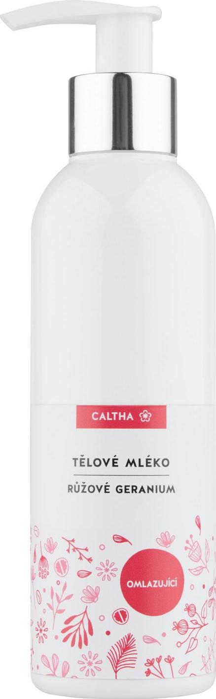 CALTHA Tělové mléko Růžové geranium 200 ml