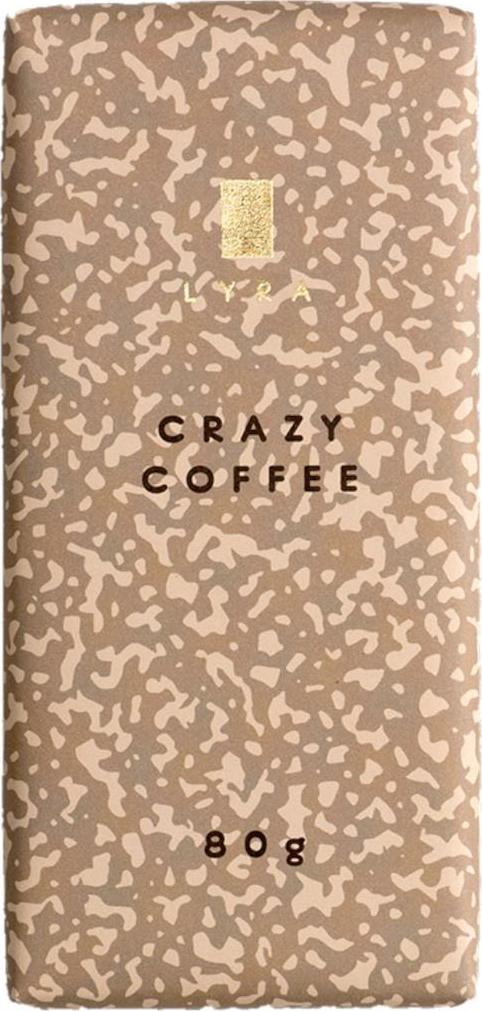 LYRA Mléčná čokoláda CRAZY COFFEE 80 g